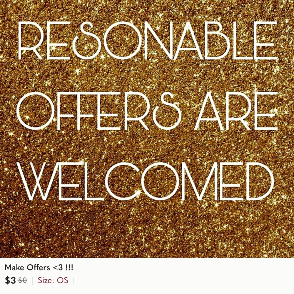 All reasonable offers considered